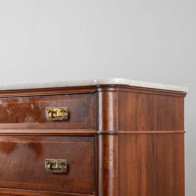 Chest of Drawers with Marble Top For Sale - Image 12 of 18