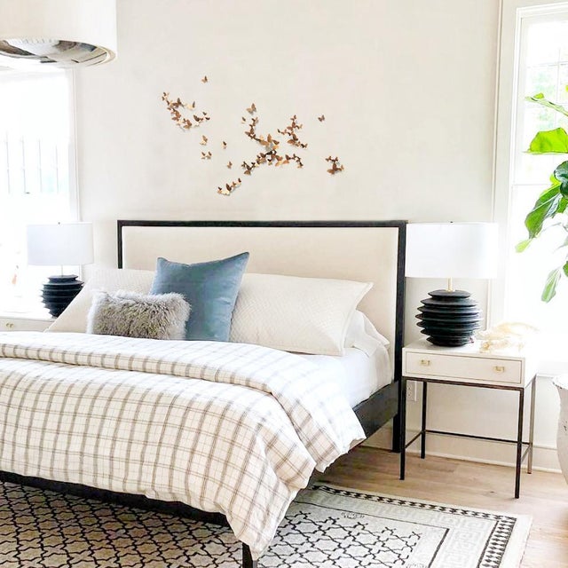 Contemporary Butterfly Wall Sculpture Small Horizontal Flight Left For Sale - Image 3 of 7