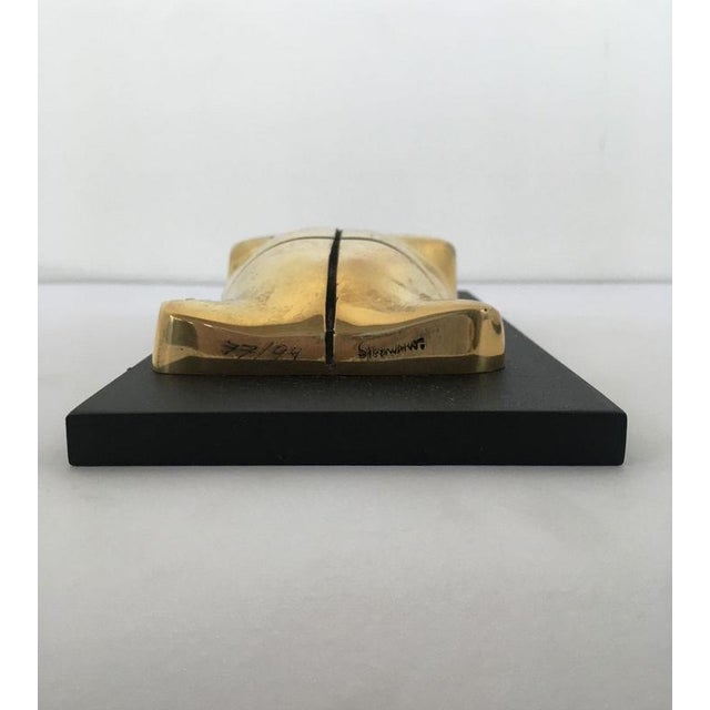 Italian Bronze Abstract Sculpture by Jiro Sugawara, 1980 For Sale - Image 16 of 18