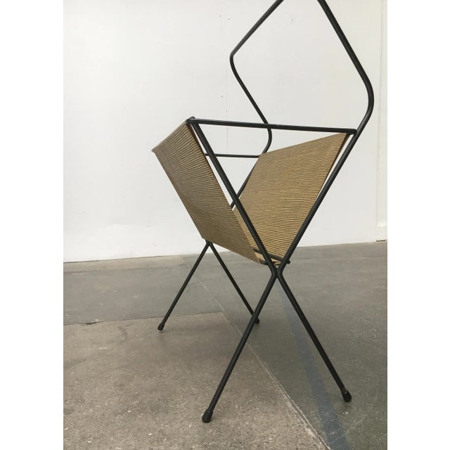 Mid-Century Minimalist Magazine Rack For Sale - Image 16 of 18