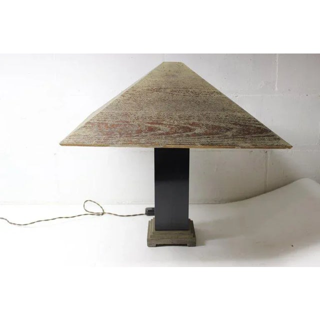 Modern Architectural Ceruse Lamps - a Pair For Sale - Image 3 of 10