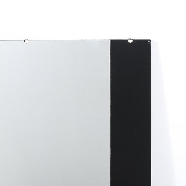 Art Deco Machine Age Tri-Panel Vitrolite Mirror For Sale - Image 4 of 11