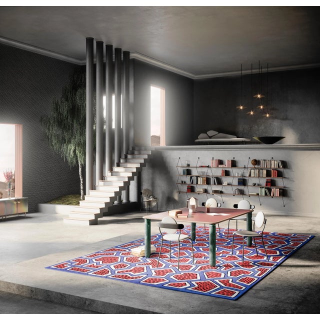 Black Medium Sunday Dining Table in Black Wood and Black Marble by Jean-Baptiste Souletie For Sale - Image 8 of 10