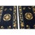 Art Deco 1920s Antique Blue Medallion Deco Peking Chinese Wool Hallway Runner Rug For Sale - Image 3 of 6
