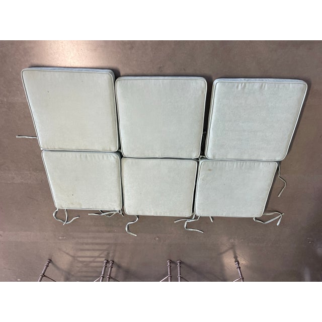 Giacometti Style Iron Dining Chairs, Set of 6, Neoclassical, Regency For Sale - Image 11 of 11