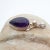 Vintage Amethyst With Pearl Sterling Silver Pendant For Sale - Image 4 of 13