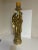 Gold Metal Angel Candlestick - 31" For Sale - Image 4 of 9