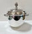 Vintage Silverplate Ice Bucket With Glass Liner – English Silver Mfg. Corp. For Sale - Image 4 of 12