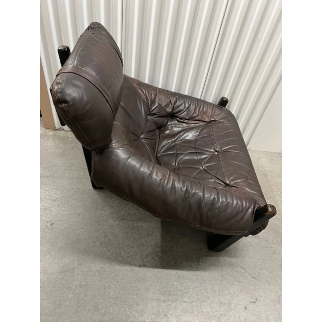 Brutalist 1970s Tripod Lounge Chair by Gerard Van Den Berg For Sale - Image 3 of 11