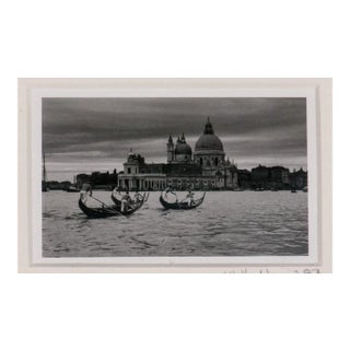 "Santa Maria Della Salute" Framed B&W Photo C1987 For Sale
