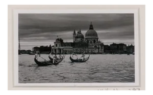 "Santa Maria Della Salute" Framed B&W Photo C1987