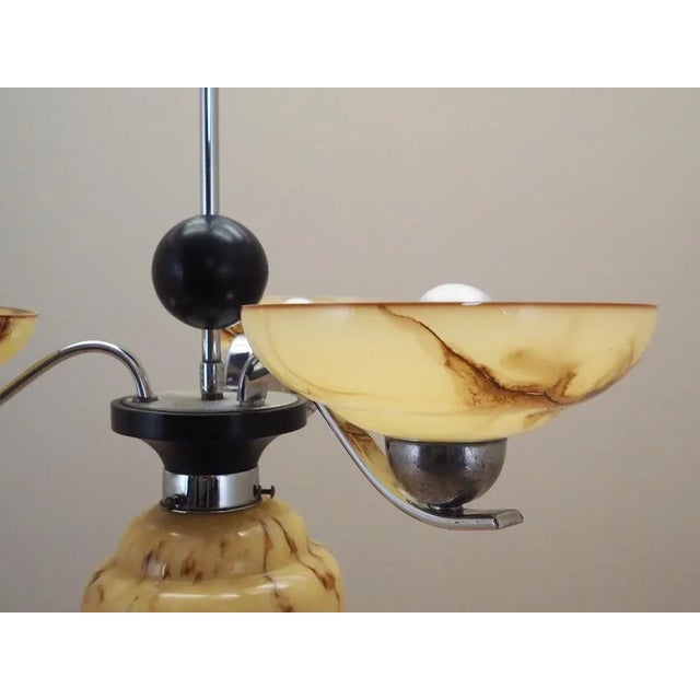 Vintage Danish Glass Hanging Light, 1970s For Sale - Image 11 of 12