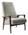 Mid-Century Scandinavian Modern White Teak Armchair from Bröderna Andersson, 1960s For Sale