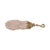 Estate 14K Gold Large Carved Rose Quartz Pendant. This estate rose quartz pendant is beautifully carved in a floral...