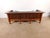 Kimball Vintage Kimball Furniture Antique Style Mission Prairie Arts & Crafts Oak Sofa For Sale - Image 4 of 18