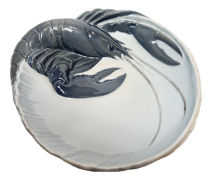 Danish Porcelain Plate with Lobster from Royal Copenhagen, 1950s