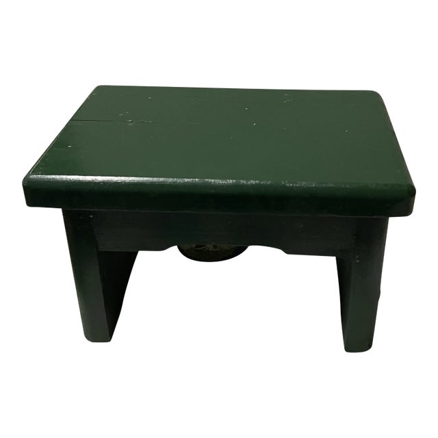 1970s Green Milk Stool For Sale