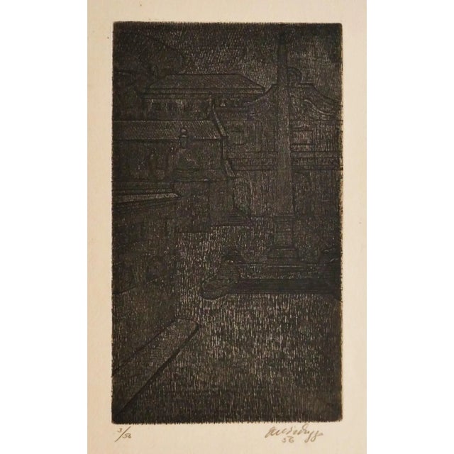 Antonino Virduzzo, Rome, Etching, 1970s For Sale - Image 3 of 3