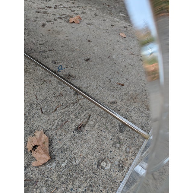 Late 20th Century Lucite Bench by Hill in the Style of Charles Hollis Jones For Sale - Image 9 of 9