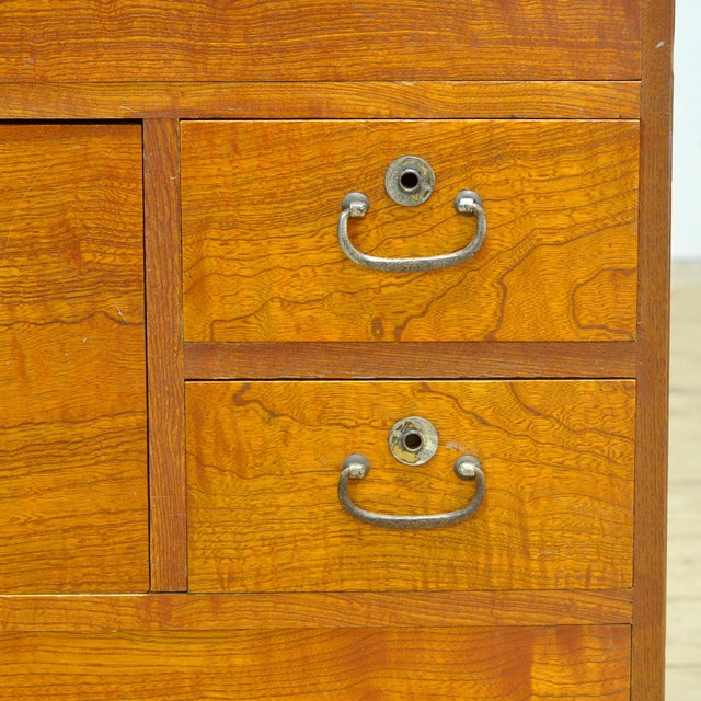 Japanese Tansu Chest of Drawers, 1910s For Sale - Image 10 of 13
