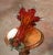Glass Mid-Century Italian Pulled-Feather Glass Vase Attributed to Murano For Sale - Image 7 of 8