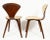 Mid-Century Modern 1960s Mid-Century Cherner Plycraft Attributed Walnut and Leather Chairs- a Pair For Sale - Image 3 of 9