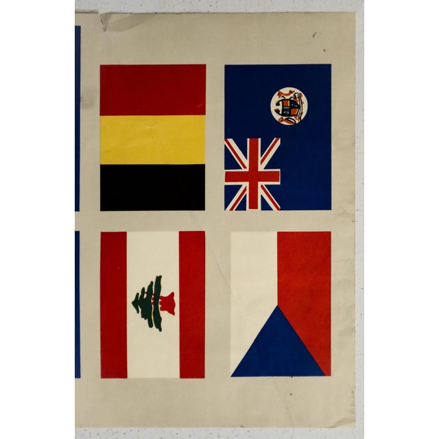 1967 Vintage Montreal Expo 67 Banner, Meet 70 Nations For Sale - Image 4 of 5