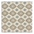 Sample - Schumacher X Martyn Lawrence Bullard Sikar Embroidery Fabric in Flax For Sale