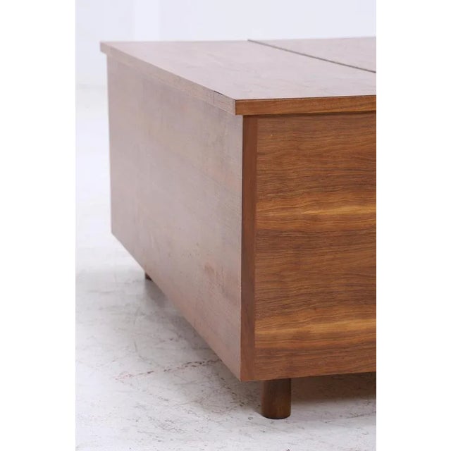 Wood Mid-Century Flap Coffee Table, 1960s For Sale - Image 7 of 10