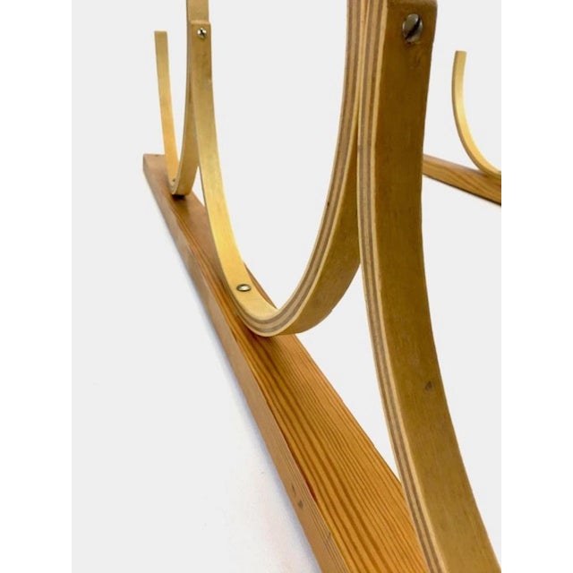 Wood Bentwood Drawing Brackets by Alvar Aalto for Artek, 1950s, Set of 2 For Sale - Image 7 of 11