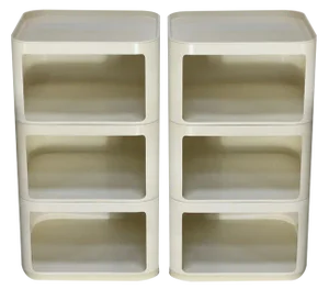 Storage Modules by Anna Castelli Ferrieri for Kartell, 1970s, Set of 6