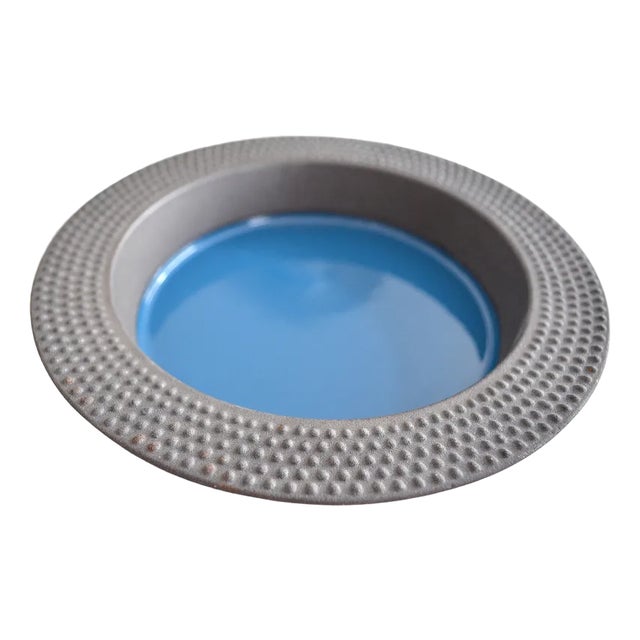 Mid-Century Danish Metal Bowl from Lauritz Løndborg, 1960s For Sale