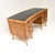 Mid-Century Modern Vintage Walnut Pedestal Desk from Laszlo Hoenig, 1950s For Sale - Image 3 of 14