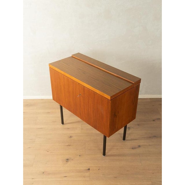 Wood Vintage Walnut Home Bar, Germany For Sale - Image 7 of 17