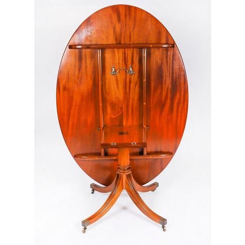 Vintage Oval Dining Table and Shield Back Chairs by William Tillman, 1980s, Set of 7 For Sale - Image 10 of 18