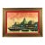 Mid 20th Century Andrew Apostoli Oil on Canvas Painting of Italian Harbor Cityscape For Sale