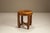 Amsterdam School Side Table in Oak with Coromandel Inlay, Netherlands, 1930s For Sale - Image 4 of 10