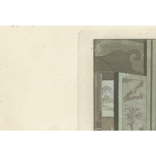 Ferrario, Chinese Interior Scene with Official and Guard Costumes, 1815, Print For Sale - Image 6 of 12