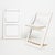 Contemporary Fläpps Folding Chair in White from Ambivalenz For Sale - Image 3 of 4