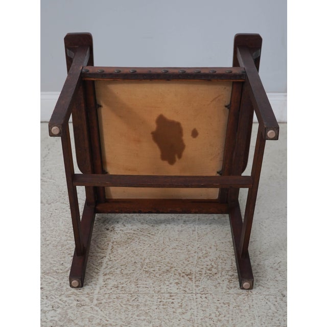 L&jg Stickley Mission Oak Spindle Back Armchair For Sale - Image 17 of 18