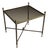 Brass Side Table in the style of Maison Bagues For Sale