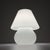 Classic of italian design — mushroom swirl table lamp. Made of murano glass with milky white color in the 1970s. Original...