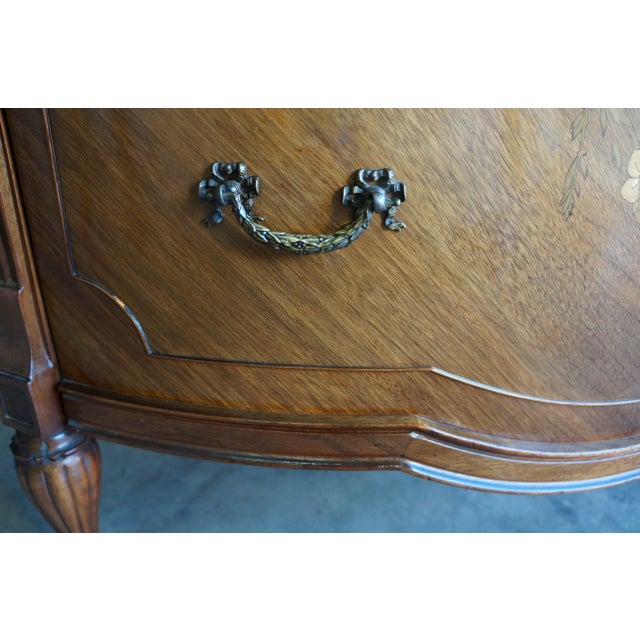 Widdicomb 20th Century Widdicomb Demilune Console Cabinet For Sale - Image 4 of 10