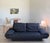 A Rolf Benz "345" lounge Postmodern sofa with comfortable, wide arms and inset plinth base. This three person sofa retains...