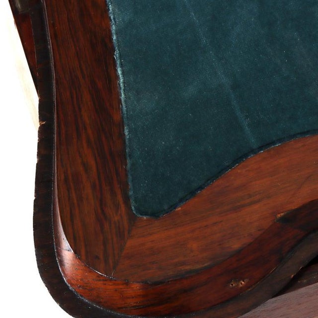 Antique French Louis XIV Inlaid Rosewood & Ormolu Lady’s Desk C1890 For Sale - Image 9 of 17