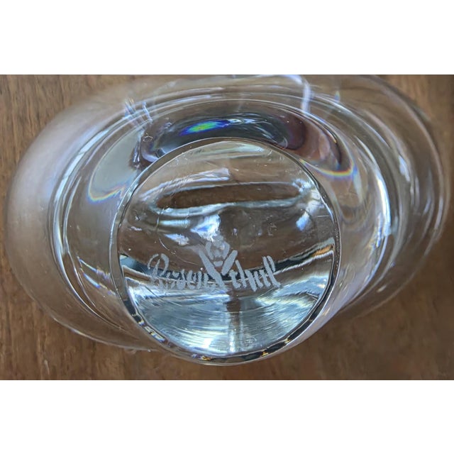 Rosenthal Studio Line Pair of Vintage Rosenthal Studio-Linie Crystal Heart Solifleur Vases by Michael Boehm For Sale - Image 4 of 17