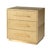 Gold Francois 28 in. W Rectangular Wood and Leather 3 Drawer Accent Chest, Antique Gold For Sale - Image 8 of 8