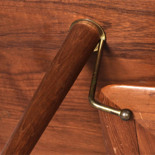 Peter Hvidt and Orla Mølgaard Nielsen for France and Son Danish Teak and Cane Coffee Table For Sale - Image 12 of 13