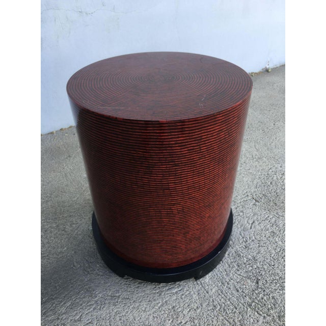 Two-Tone Cubist Style Round Livingroom Set of 3, Circa 1990 For Sale - Image 11 of 12