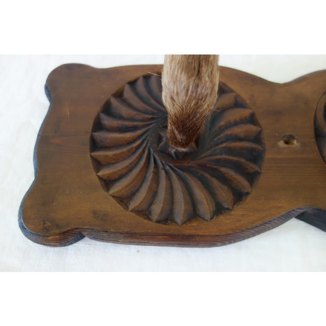 Vintage Wall-Mounted Coat Rack with Deer Hooves, 1960s For Sale - Image 6 of 12